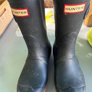 Hunter blue Rain Boots